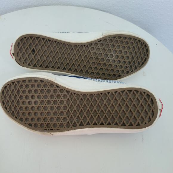 VANS Womens Vault x Mount Vernon Mills Era 59 VLT LX Blue & White Canvas Size 9 - Picture 8 of 8